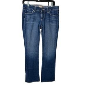 Paige Cloverdale Jeans Womens 28 Boot Cut Low Rise Stretch Denim Boho 28x33 USA